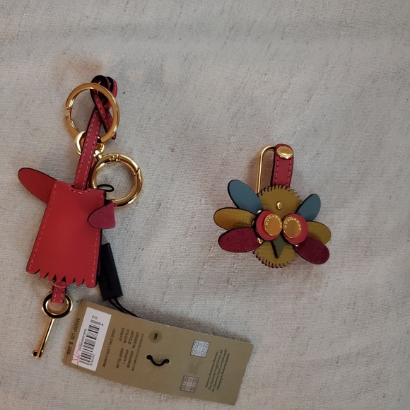 Nwt Burberry Leather bag charm keyring 100% Authentic - Picture 10 of 10